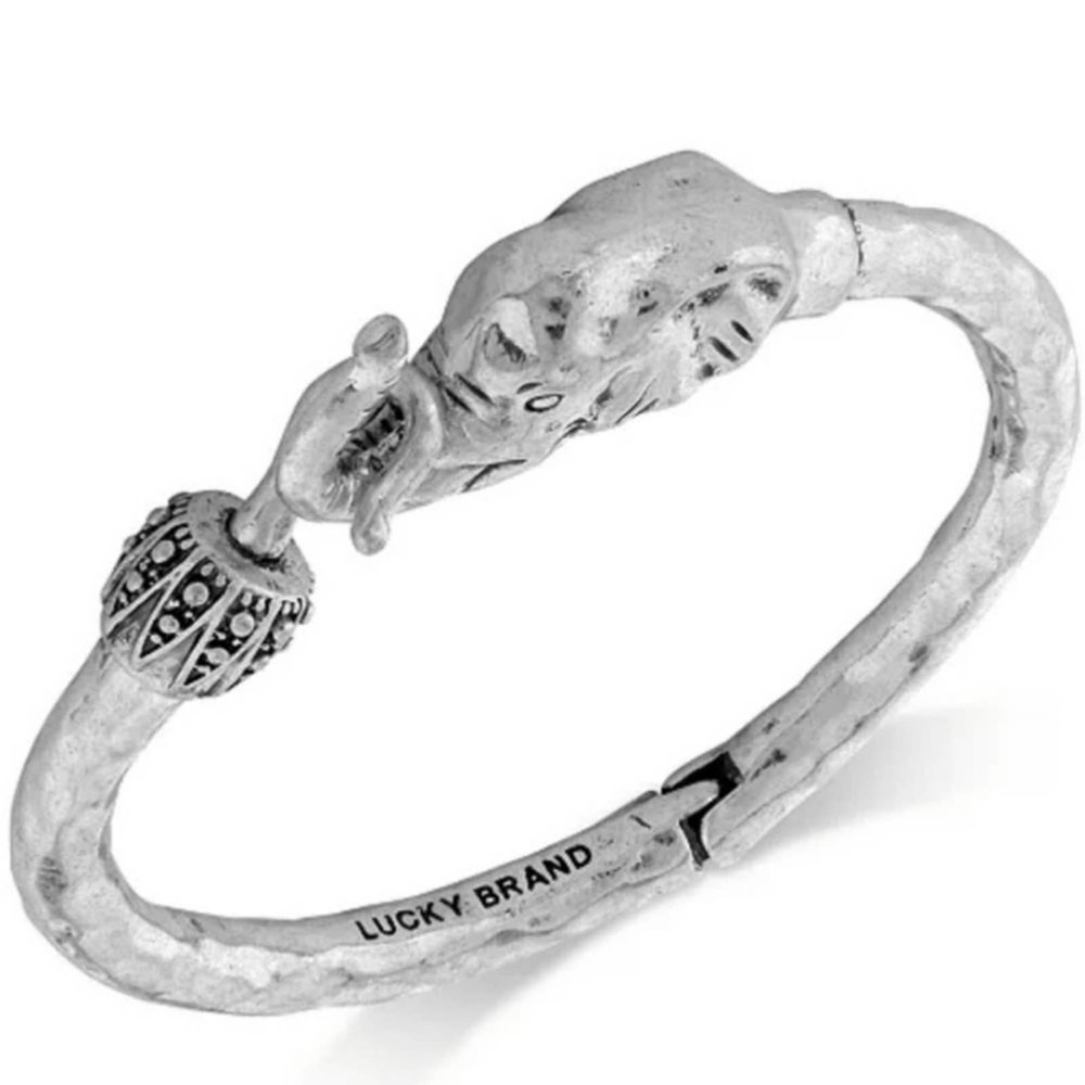 LUCKY Brand Silver-Tone Elephant‎ Cuff Bracelet NEW!!!!!!